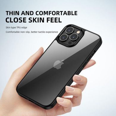 Чехол iPaky для Iphone 13 Pro бампер противоударный Clear Series Black