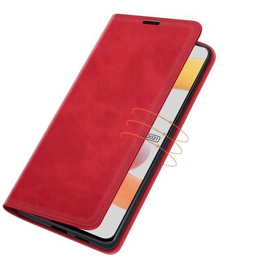 Чехол Taba Retro-Skin для Realme C11 2021 книжка кожа PU с визитницей красный