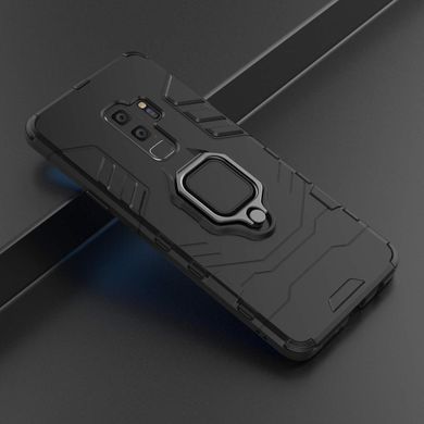 Чохол Iron Ring для Samsung Galaxy S9 Plus / G965 броньований бампер Black