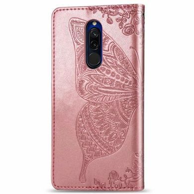 Чехол Butterfly для Xiaomi Redmi 8 книжка кожа PU розовый