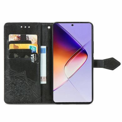 Чехол Vintage для Infinix Note 40 / X6853 книжка кожа PU с визитницей черный