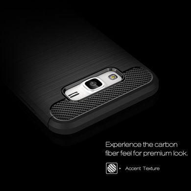 Чехол Carbon для Samsung J7 Neo / J701 бампер Black