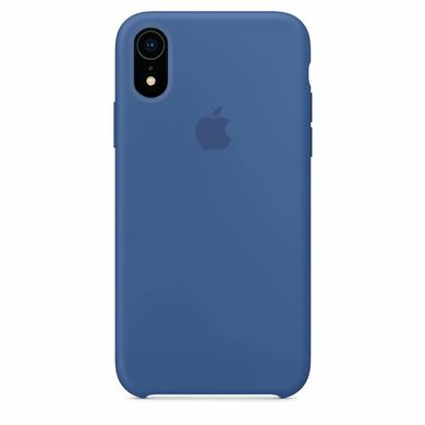 Чехол Silicone Сase для Iphone XR бампер накладка Delft Blue