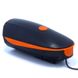 Передня велосипедна фара + сигнал Robesbon 7588 велофонарь USB Orange