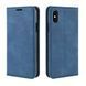 Чехол Taba Retro-Skin для iPhone XS Max книжка кожа PU с визитницей синий