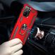 Чехол Shield для Xiaomi Redmi Note 10 / Note 10S Бампер противоударный Red