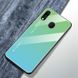 Чохол Gradient для Samsung Galaxy M20 Бампер Green-Blue