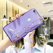 Чехол Luxury для Iphone 6 Pus / Iphone 6S Plus бампер с ремешком Purple