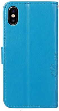 Чехол Clover для iPhone XS Max книжка кожа PU Голубой