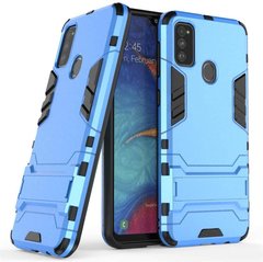 Чехол Iron для Samsung Galaxy M21 / M215 бампер противоударный Blue