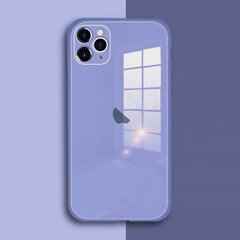 Чехол Color-Glass для Iphone 11 Pro Max бампер с защитой камер Blue