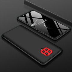 Чехол GKK 360 для Xiaomi Redmi Note 9 Pro Max бампер оригинальный Black-Black-Red