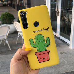 Чехол Style для Xiaomi Redmi Note 8T силиконовый бампер Желтый Cactus