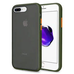 Чехол Matteframe для Iphone 7 Plus / 8 Plus бампер матовый противоударный Avenger Зеленый