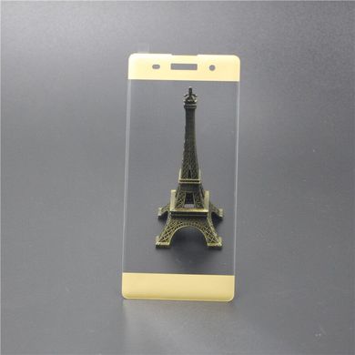 Защитное стекло AVG 3D для Sony Xperia XA / F3112 / F3111 / F3115 F3116 F3113 полноэкранное золотое