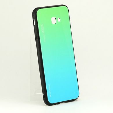 Чохол Gradient для Samsung J4 Plus 2018 / J415 бампер накладка Green-Blue