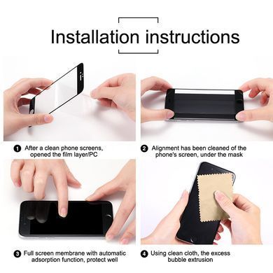 Защитное стекло AVG 5D Full Glue для Xiaomi Redmi 6A полноэкранное белое