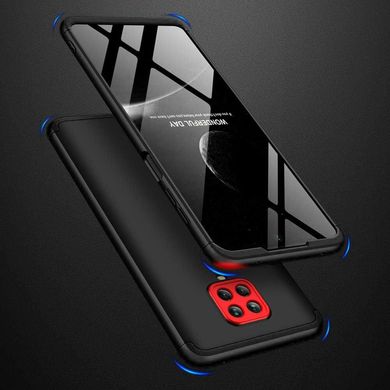 Чехол GKK 360 для Xiaomi Redmi Note 9 Pro Max бампер оригинальный Black-Black-Red