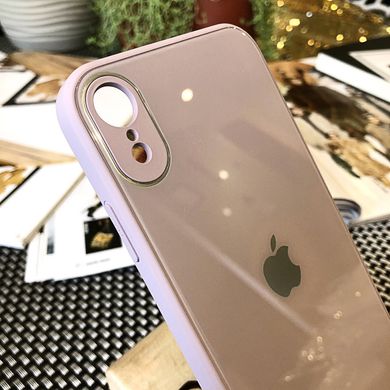 Чохол Color-Glass для Iphone XR бампер із захистом камер Lavender