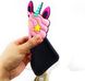 Чехол 3D Toy для Iphone 7 / 8 Бампер резиновый Единорог Black