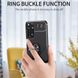 Чехол TPU Ring для Xiaomi Redmi Note 11 / Note 11S бампер противоударный с кольцом Black