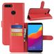 Чохол IETP для Huawei P Smart 2018 / FIG-LX1 / FIG-LA1 книжка шкіра PU червоний