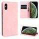 Чехол Taba Retro-Skin для iPhone XS Max книжка кожа PU с визитницей розовый