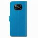 Чехол Clover для Xiaomi Poco X3 / X3 Pro книжка кожа PU с визитницей голубой