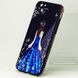 Чохол Glass-case для Iphone 7 / Iphone 8 бампер накладка Blue Dress