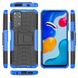 Чехол Armor для Xiaomi Redmi Note 11 / Note 11S противоударный бампер Blue