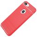 Чехол Carbon для Iphone 7 Plus / 8 Plus бампер Red