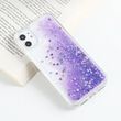 Чехол Glitter для Iphone 11 бампер жидкий блеск Фиолетовый