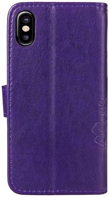 Чохол Clover для iPhone XS Max книжка шкіра PU Фіолетовий
