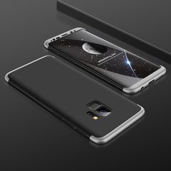 Чехол GKK 360 для Samsung S9 Plus / G965 бампер накладка Black-Silver