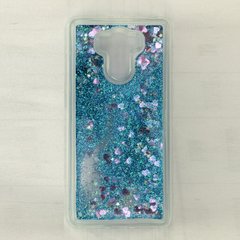 Чехол Glitter для Xiaomi Redmi 4 Standart 2/16 Жидкий блеск Синий