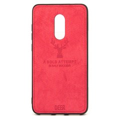 Чехол Deer для Xiaomi Redmi Note 4 / Note 4 Pro (Mediatek) бампер противоударный Красный