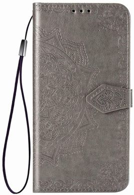 Чехол Vintage для Samsung Galaxy A21s 2020 / A217F книжка кожа PU с визитницей серый