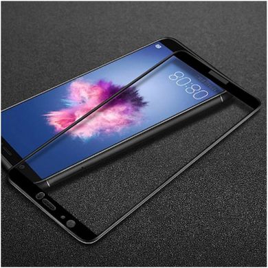 Защитное стекло AVG для Huawei P Smart 2018 / FIG-LX1 / FIG-LA1 полноэкранное черное