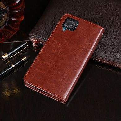 Чехол Idewei для Samsung Galaxy M22 / M225 книжка кожа PU с визитницей коричневый