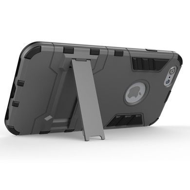 Чохол Iron для Iphone SE 2020 броньований Бампер з підставкою Gray