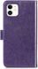 Чехол Clover для Iphone 11 книжка кожа PU с визитницей фиолетовый