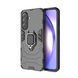 Чехол Iron Ring для Samsung Galaxy A56 5G / A566 противоударный бампер с подставкой кольцом Black