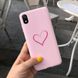 Чехол Style для Xiaomi Redmi 7A бампер силиконовый розовый Heart