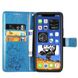 Чехол Clover для Iphone 11 Pro книжка с узором кожа PU голубой