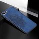 Чохол Embossed для Iphone 7/8 бампер накладка тканинний синій
