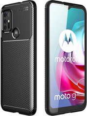 Чехол Fiber для Motorola Moto G10 бампер противоударный Black