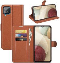 Чехол IETP для Samsung Galaxy M22 / M225 книжка кожа PU с визитницей коричневый