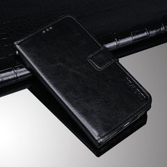 Чохол Idewei для Xiaomi Redmi Note 7 / Note 7 Pro книжка шкіра PU чорний