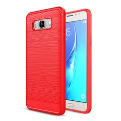 Чехол Carbon для Samsung J7 2016 J710 J710H бампер Red