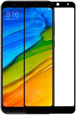 Защитное стекло AVG 5D Full Glue для Xiaomi Redmi 5 Plus полноэкранное черное
